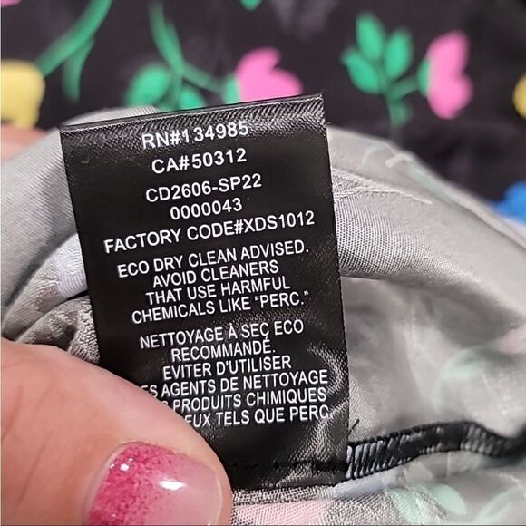 For Love & Lemons Lexy Long Sleeve Mini Dress in Black Size S - Picture 5 of 8